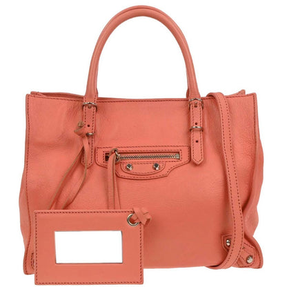 Balenciaga Papier A4 Zip Around Classic Studs Bag Leather Large