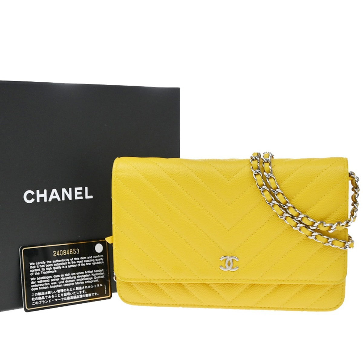 Chanel Wallet on Chain Quilted Caviar Medium