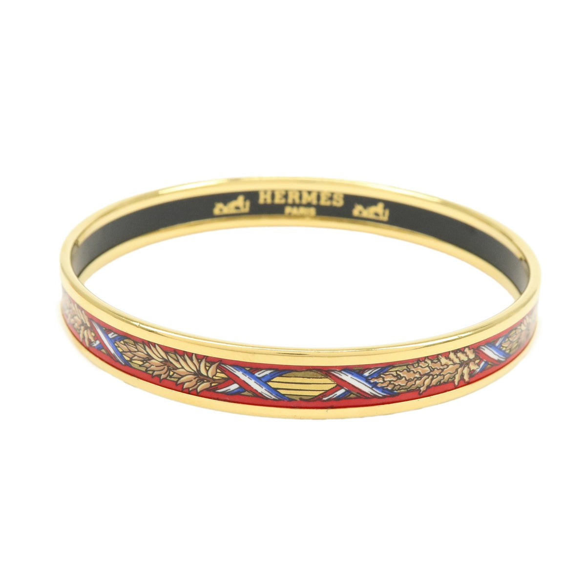Hermes Bangle Printed Enamel Thin