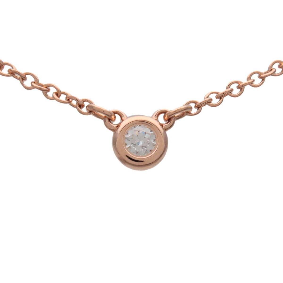 Tiffany & Co. Elsa Peretti Diamonds By The Yard Pendant 18K Rose Gold Product Image