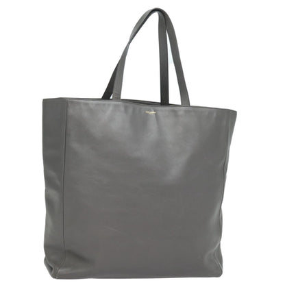 Saint Laurent Reversible North South Shopper Tote Leather Small