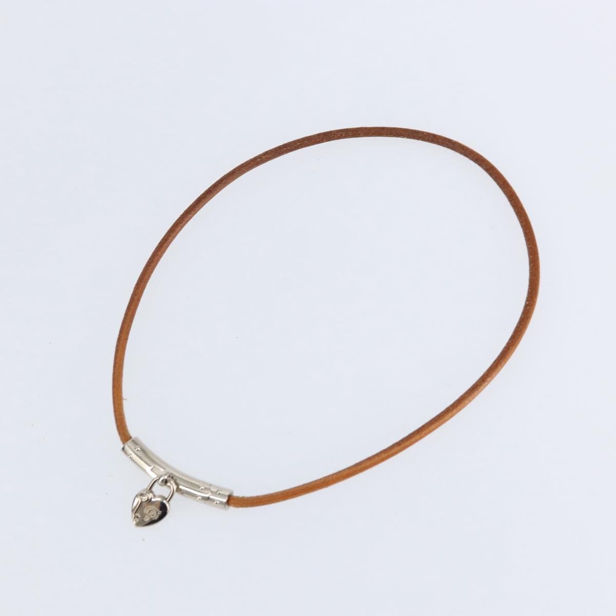 Hermes Annee Mediterranee Cadena Charm Necklace Metal and Leather Product Image
