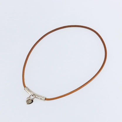 Hermes Annee Mediterranee Cadena Charm Necklace Metal and Leather Product Image