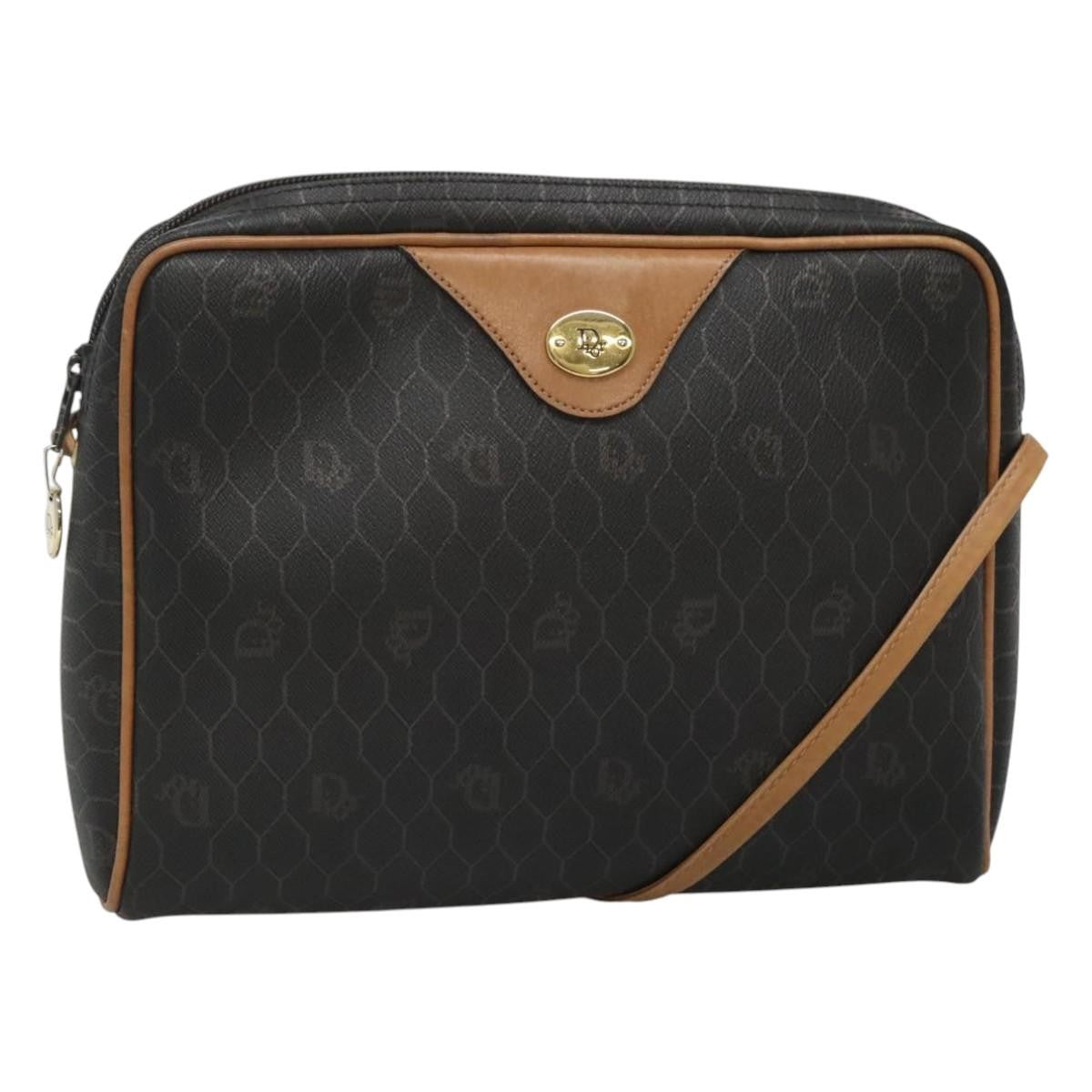 Christian Dior Vintage Honeycomb Canvas and Leather Product Image