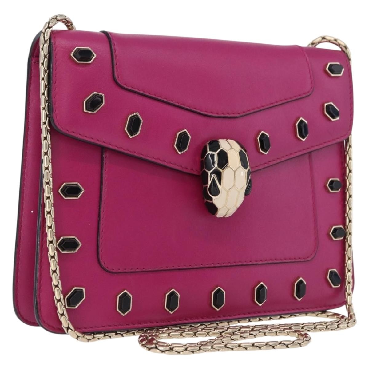 Bvlgari Serpenti Forever Embellished Leather Small
