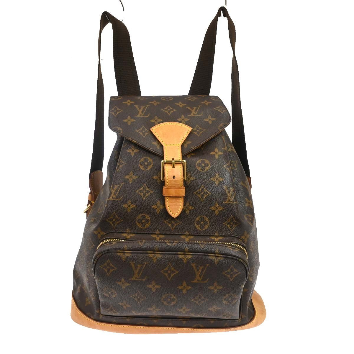 Louis Vuitton Vintage Montsouris Backpack Monogram Canvas GM