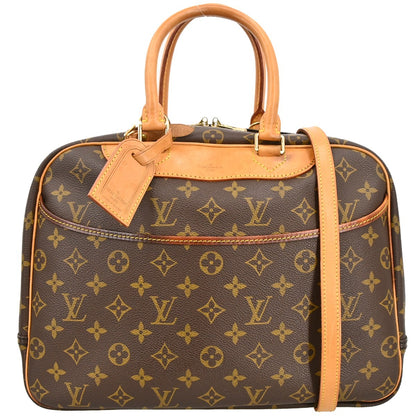 Louis Vuitton Deauville Handbag Monogram Canvas 34