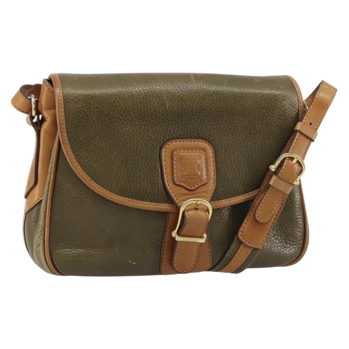Celine Vintage Shoulder Bag Leather Product Image