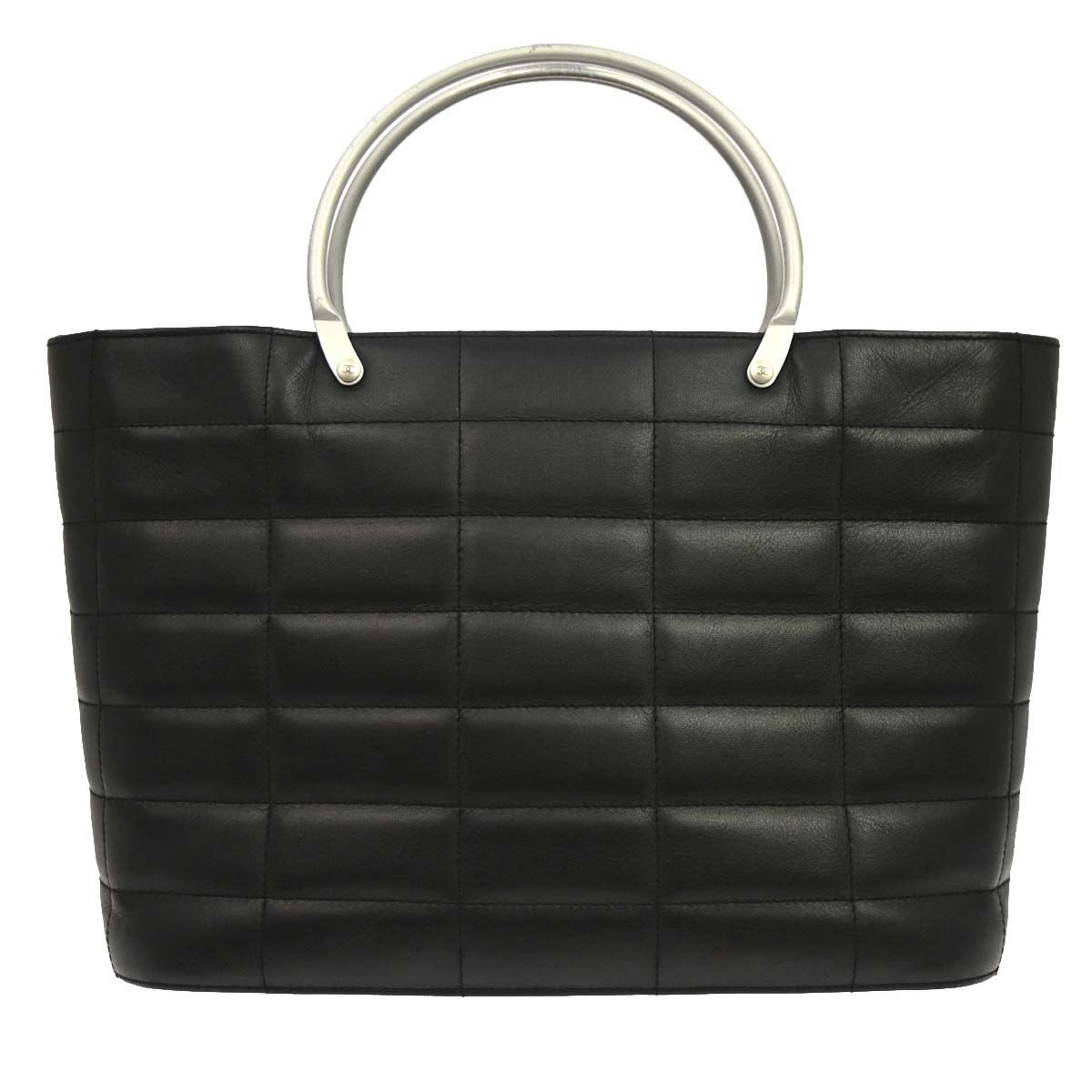 Chanel Vintage Chocolate Bar Tote Quilted Leather Product Image