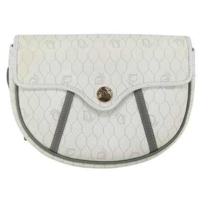 Christian Dior Vintage Honeycomb Flap Crossbody Bag Coated Canvas Product Image