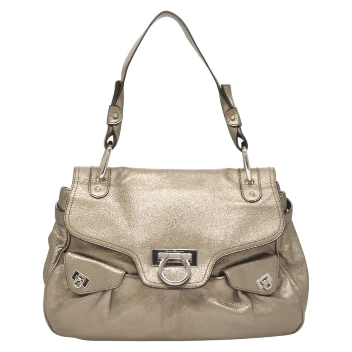 Salvatore Ferragamo Sofia Satchel Leather Medium