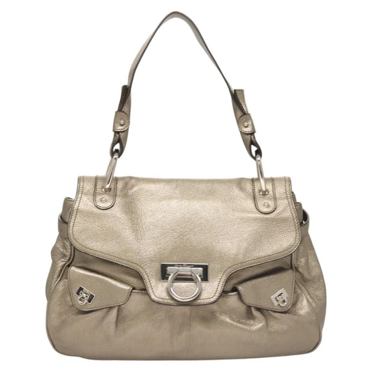 Salvatore Ferragamo Sofia Satchel Leather Medium