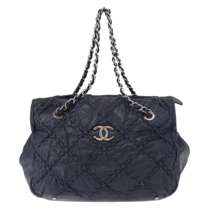 Chanel Ultra Stitch Chain Tote Quilted Calfskin Product Image