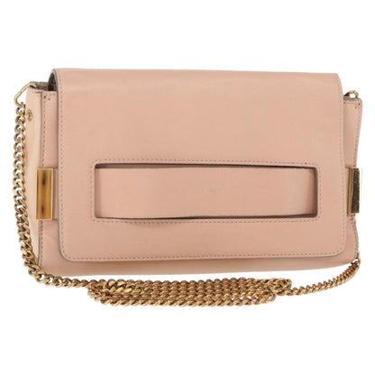 Chloe Elle Chain Clutch Leather Medium