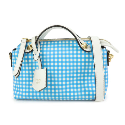Fendi By The Way Satchel Printed Leather Small