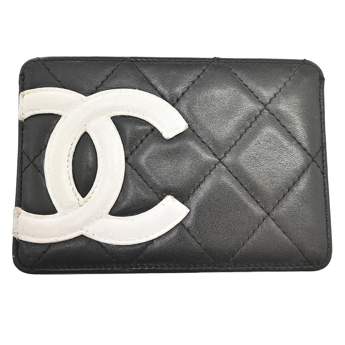 Chanel Cambon Card Holder Quilted Lambskin Product Image