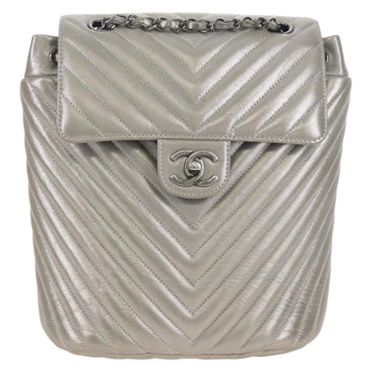 Chanel Urban Spirit Chevron Iridescent Calfskin Small