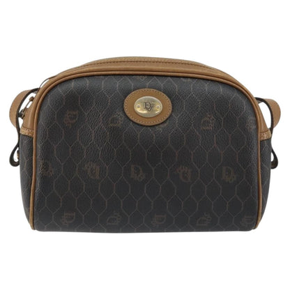 Christian Dior Vintage Honeycomb Shoulder Bag Canvas and Leather Product Image