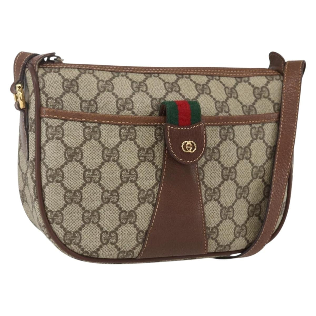 Gucci Vintage Web GG Coated Canvas Small
