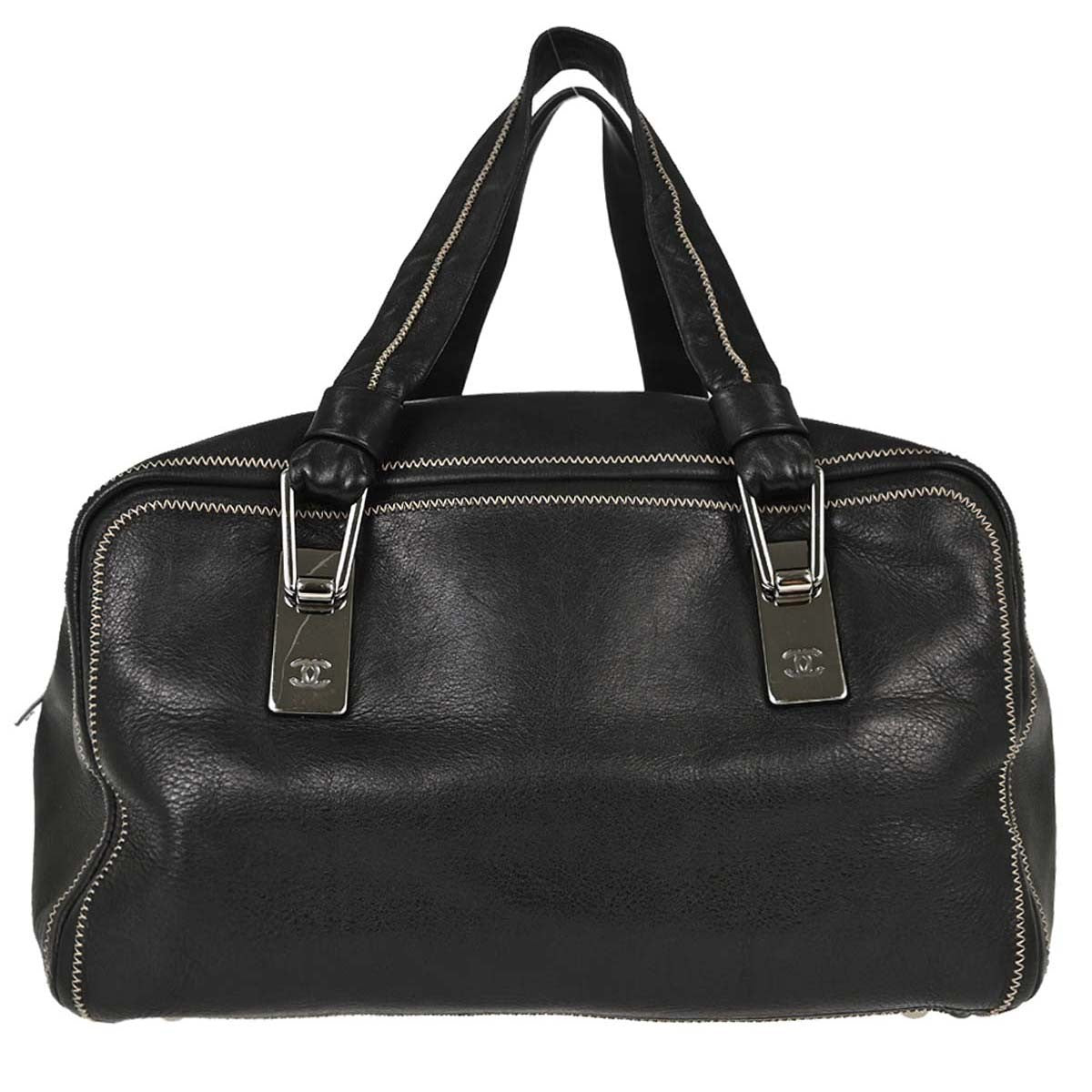 Chanel Vintage Bowler Lambskin Medium