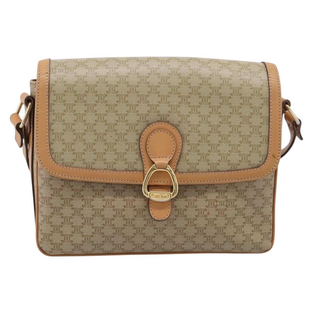 Celine Macadam Shoulder Canvas Medium