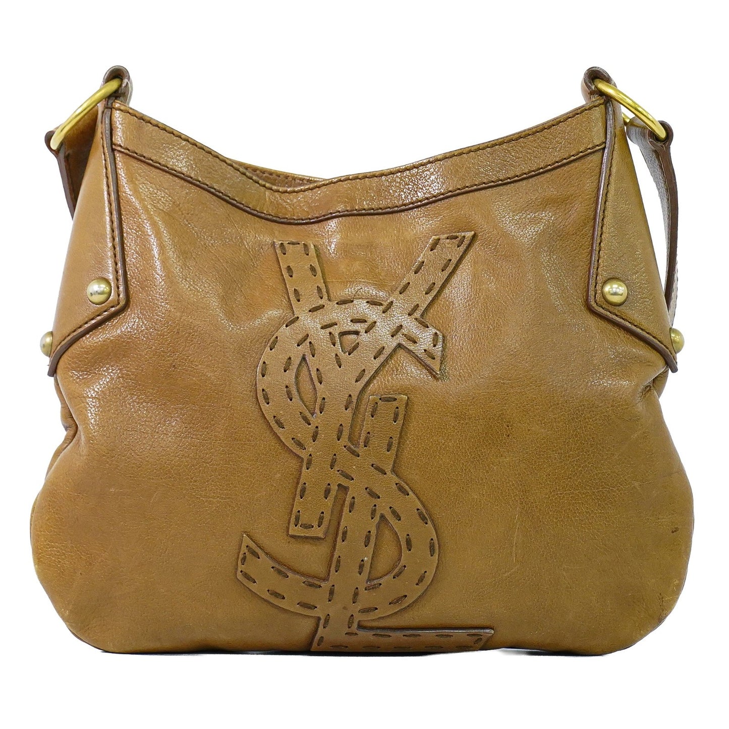 Saint Laurent Mombasa Hobo Leather Small