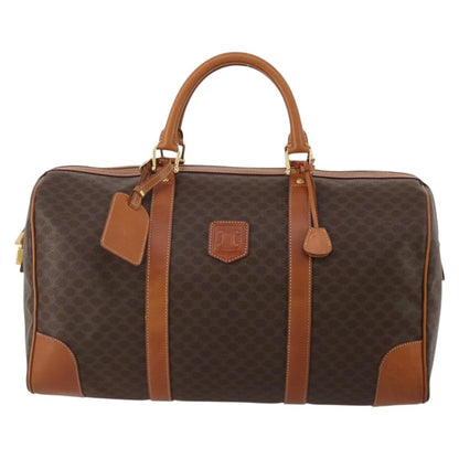 Celine Vintage Macadam Boston Canvas and Leather Product Image