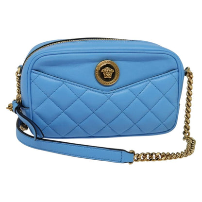 Versace Medusa Icon Front Slip Pocket Camera Quilted Leather Small