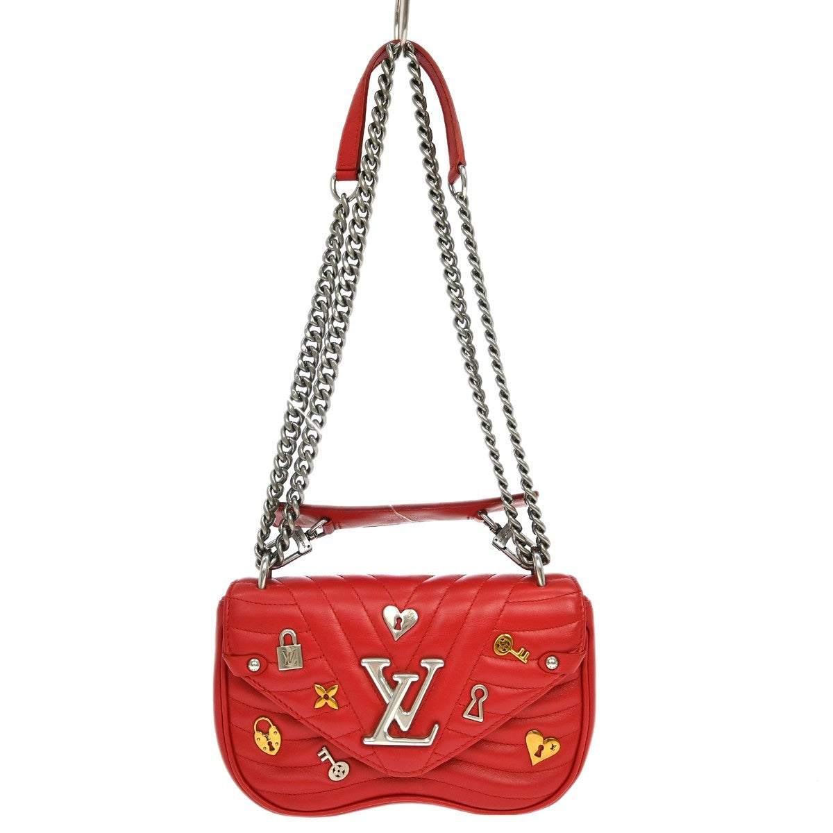 Louis Vuitton New Wave Chain Limited Edition Love Lock Quilted Leather PM
