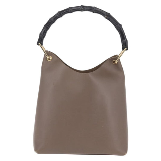 Gucci Vintage Bamboo Hobo Leather Product Image