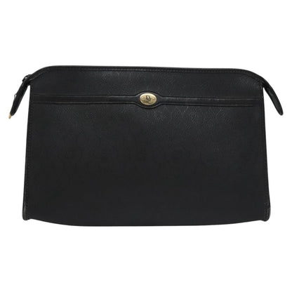 Christian Dior Vintage Honeycomb Zip Coated Canvas Medium