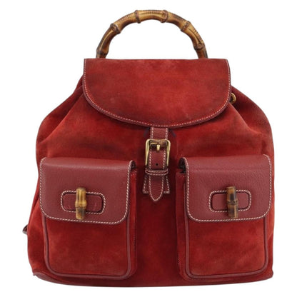 Gucci Vintage Bamboo Suede Medium