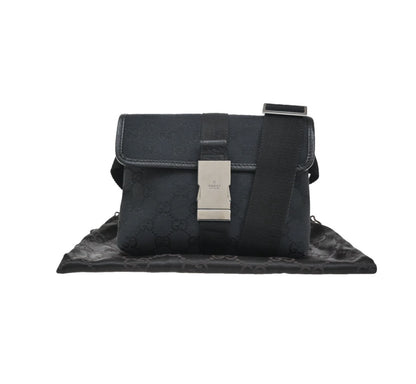 Gucci Buckle Waist GG Canvas and leather Small