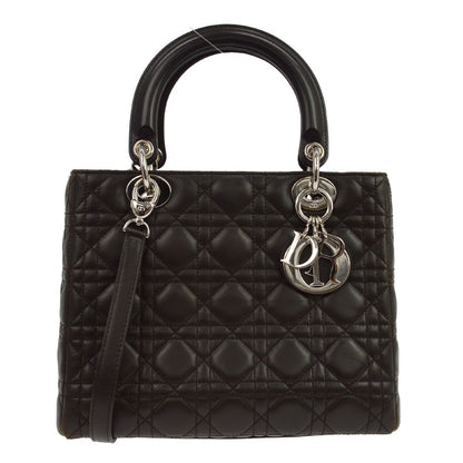 Christian Dior Lady Dior Cannage Quilt Lambskin Medium