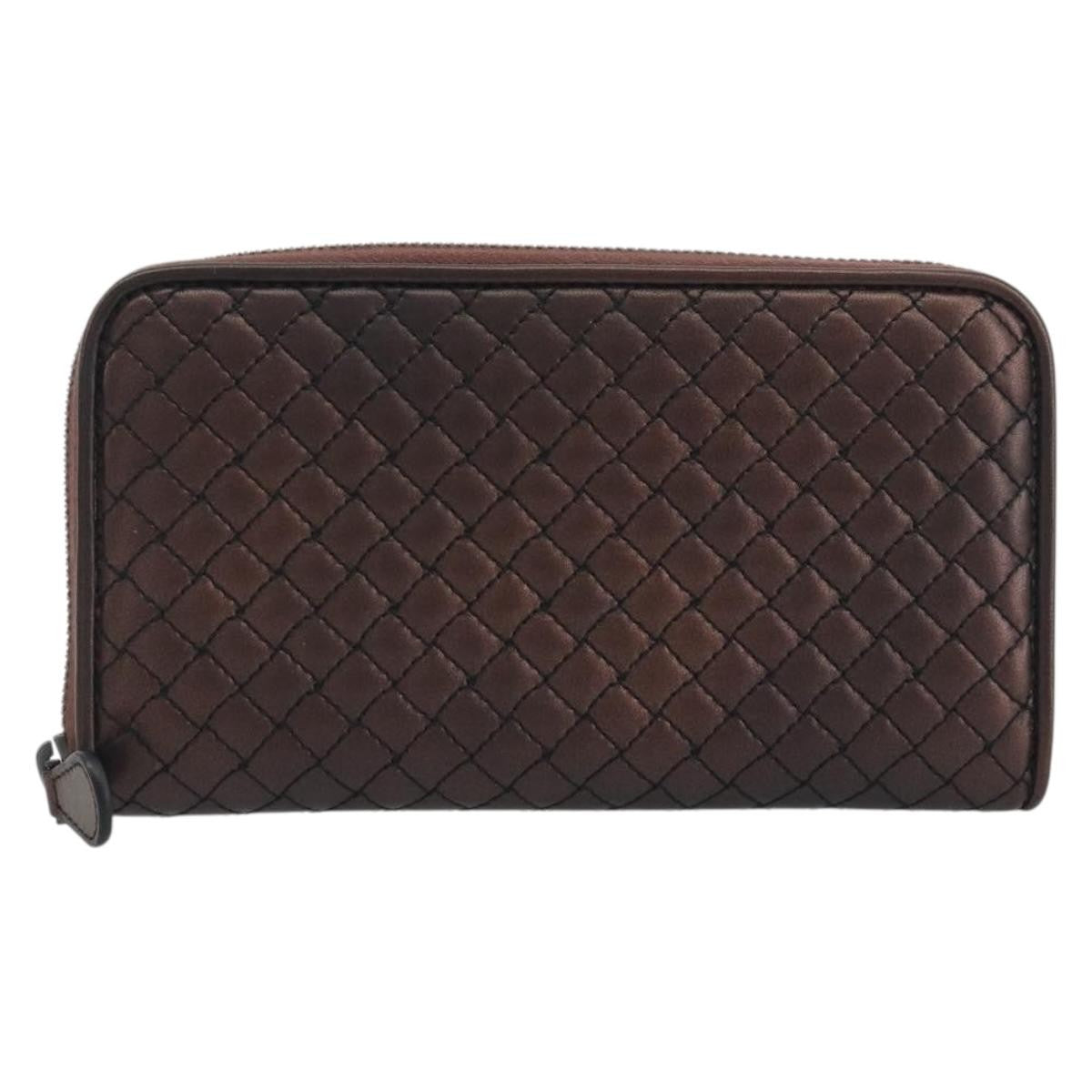 Bottega Veneta Intrecciato Long Zip Leather Product Image