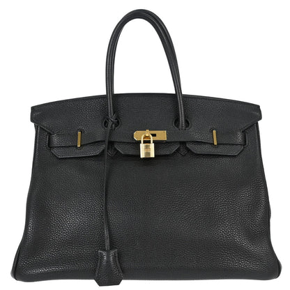 Hermes Birkin Black Togo with Gold Hardware 35