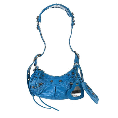 Balenciaga Le Cagole Giant Studs Shoulder Bag Leather Medium
