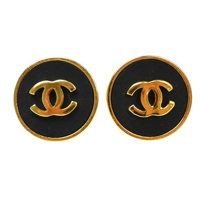 Chanel CC Round Stud Metal and Enamel Product Image