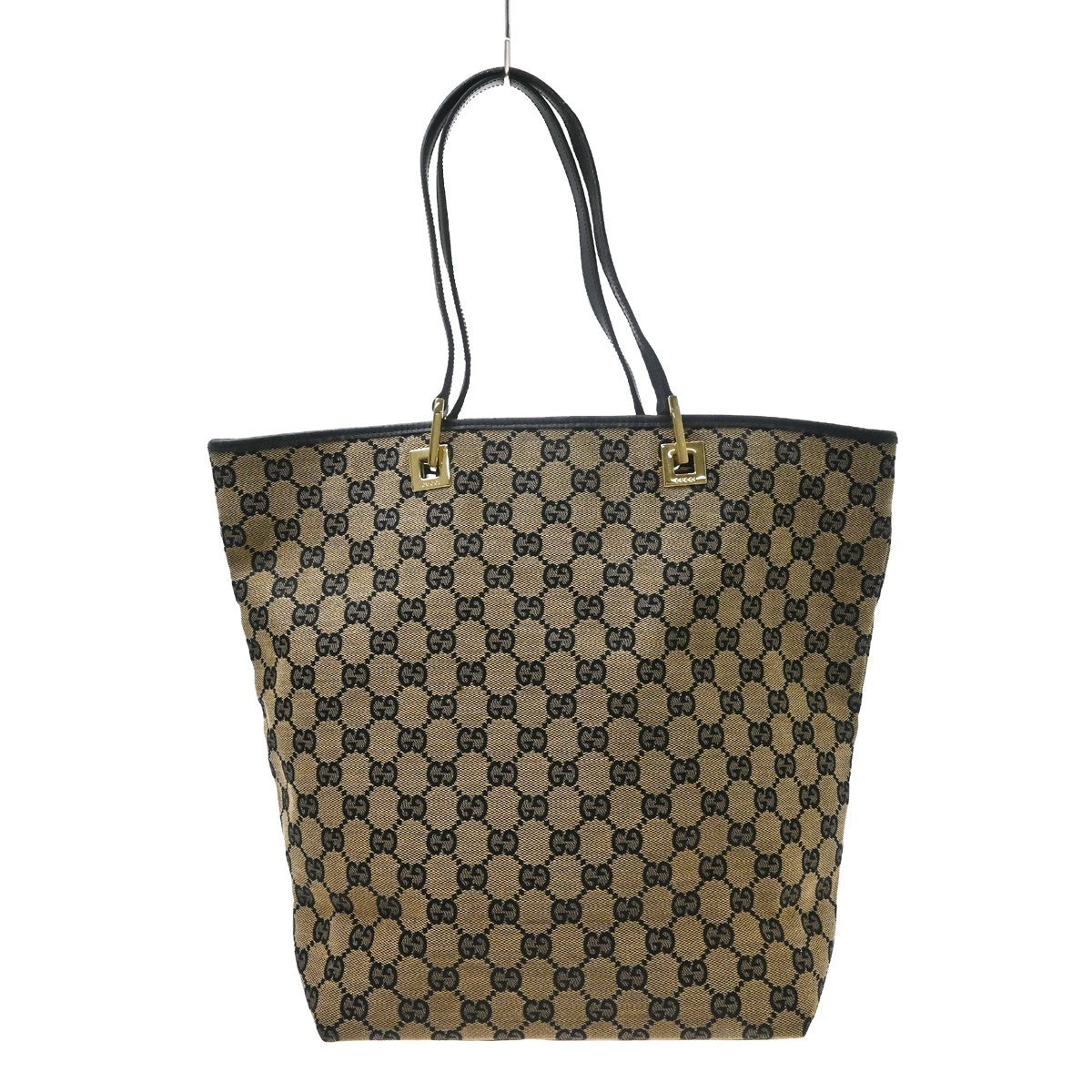 Gucci Vintage Bucket Shopping Tote GG Canvas Medium
