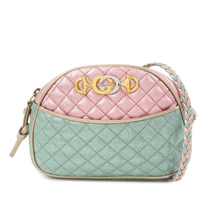 Gucci Trapuntata Camera Quilted Laminated Leather Mini