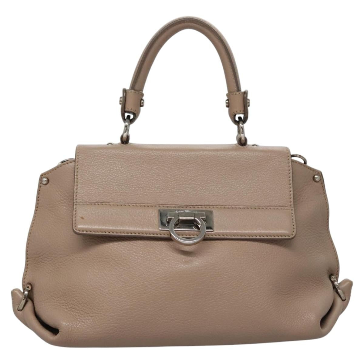 Salvatore Ferragamo Sofia Satchel Leather Medium