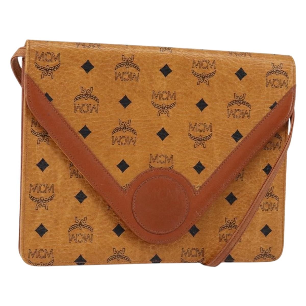 MCM Visetos Shoulder bag Canvas and Leather Product Image