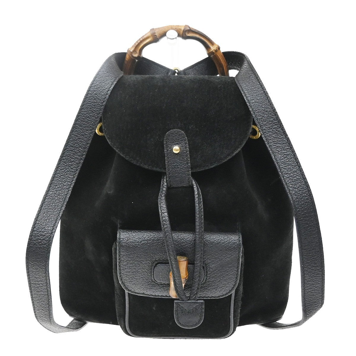 Gucci Vintage Bamboo Suede Small