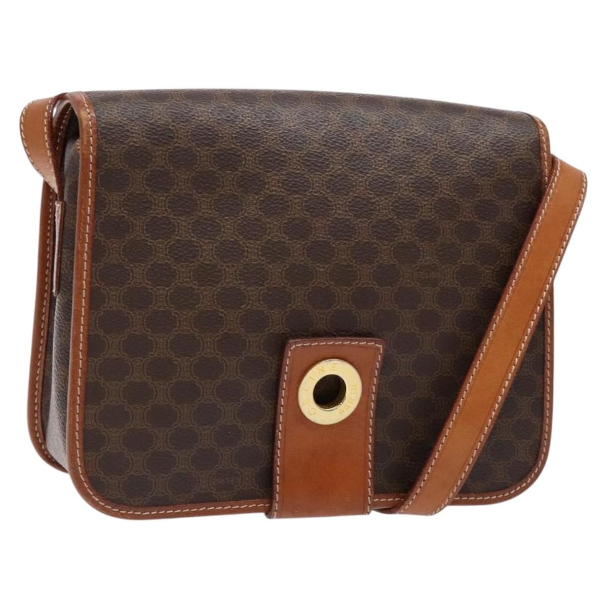 Celine Macadam Shoulder Bag PVC Leather Product Image