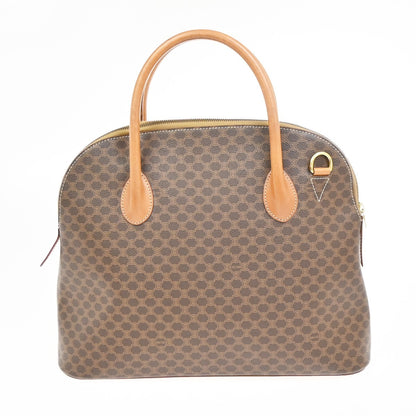 Celine Vintage Macadam Handbag Canvas and Leather Product Image