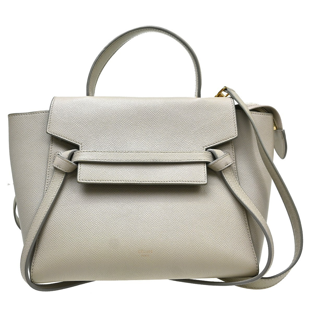 Celine Belt Textured Leather Mini