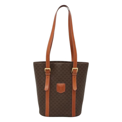 Celine Vintage Macadam Tote bag Canvas and Leather Product Image