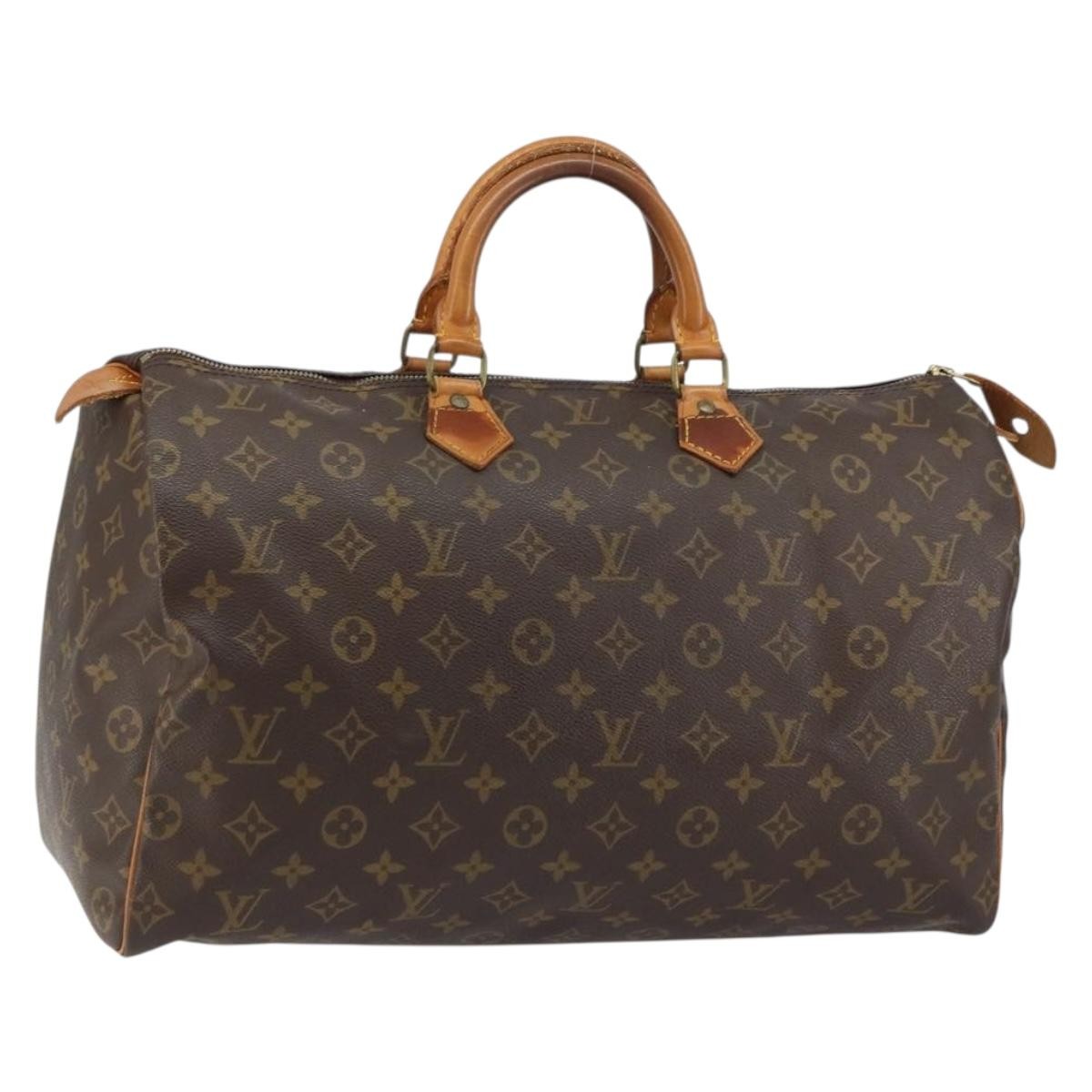 Louis Vuitton Speedy Handbag Monogram Canvas 40