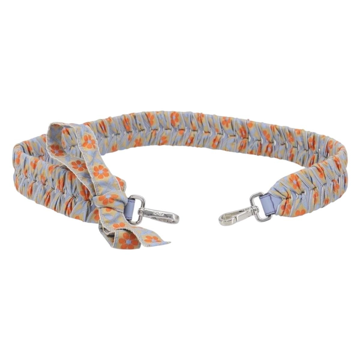 Fendi Bow Mini Strap You Short Shoulder Strap Leather with Ribbon Whipstitch Product Image