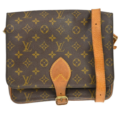 Louis Vuitton Cartouchiere Handbag Monogram Canvas GM
